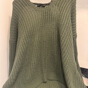 Torrid Olive Crew Neck Sweater